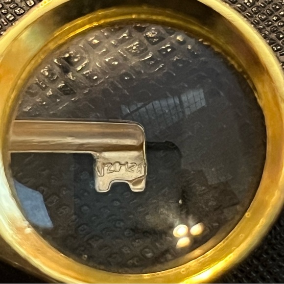 Vintage 12K Gold Filled Red Jade Bone Charm Necklace - Picture 10 of 10